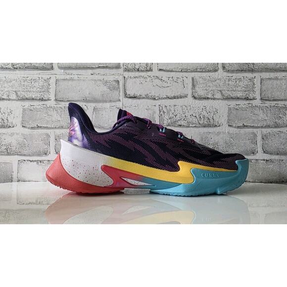 Size 12 - Under Armour Curry Series 7 Curry World Tour 3027983-500 Brand New main image 4